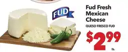 Vallarta Supermarkets Fud Fresh Mexican Cheese offer