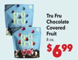 Vallarta Supermarkets Tru Fru Chocolate Covered Fruit offer