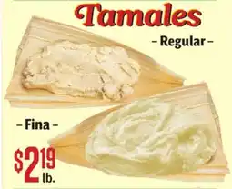 Vallarta Supermarkets Tamales offer