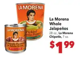 Vallarta Supermarkets La Morena Whole Jalapeños offer
