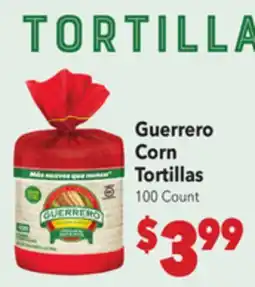 Vallarta Supermarkets Guerrero Corn Tortillas offer