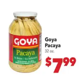 Vallarta Supermarkets Goya Pacaya offer