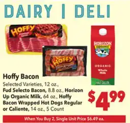 Vallarta Supermarkets Hoffy Bacon offer