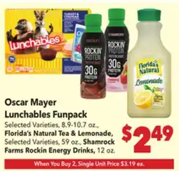 Vallarta Supermarkets Oscar Mayer Lunchables Funpack offer