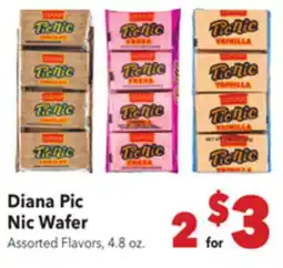 Vallarta Supermarkets Diana Pic Nic Wafer offer