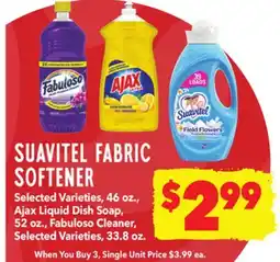 Vallarta Supermarkets SUAVITEL FABRIC SOFTENER offer