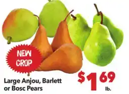 Vallarta Supermarkets Large Anjou, Bartlett or Bosc Pears offer