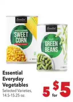 Vallarta Supermarkets Essential Everyday Vegetables offer