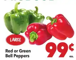 Vallarta Supermarkets Red or Green Bell Peppers offer