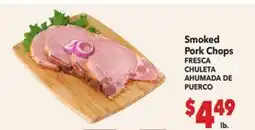 Vallarta Supermarkets Smoked Pork Chops/FRESCA CHULETA AHUMADA DE PUERCO offer