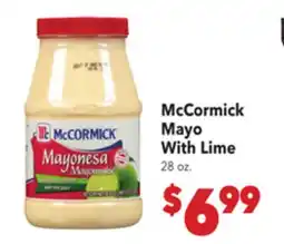 Vallarta Supermarkets McCormick Mayo With Lime offer