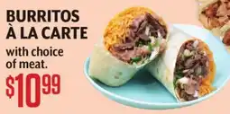 Vallarta Supermarkets BURRITOS À LA CARTE offer
