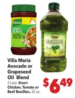 Vallarta Supermarkets Villa Maria Avocado or Grapeseed Oil Blend offer