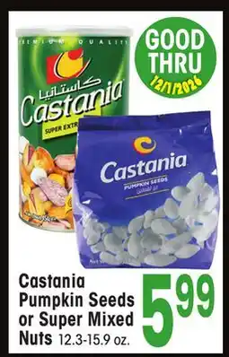 Jewel-Osco Castania Pumpkin Seeds or Super Mixed Nuts offer