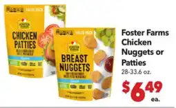 Vallarta Supermarkets Foster Farms Chicken Nuggets or Patties offer