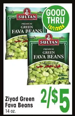Jewel-Osco Ziyad Green Fava Beans offer