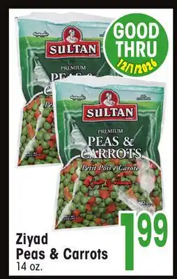 Jewel-Osco Ziyad Peas & Carrots offer