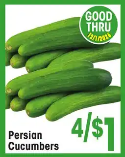 Jewel-Osco Persian Cucumbers offer