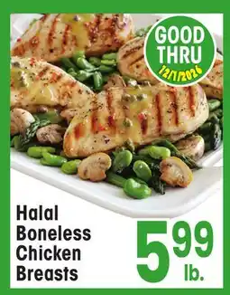 Jewel-Osco Halal Boneless Chicken Breasts offer