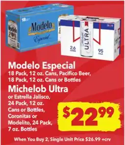 Vallarta Supermarkets Modelo Especial offer