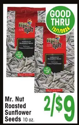 Jewel-Osco Mr. Nut Roasted Sunflower Seeds offer