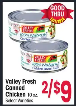 Jewel-Osco Valley Fresh Canned Chicken offer