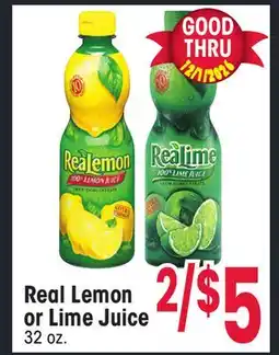 Jewel-Osco Real Lemon or Lime Juice offer