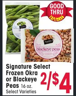 Jewel-Osco Signature Select Frozen Okra or Blackeye Peas offer