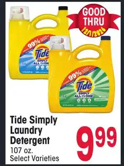 Jewel-Osco Tide Simply Laundry Detergent offer