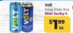 Tony’s Fresh Market Volt Energy Drinks offer