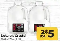 Tony’s Fresh Market Nature's Crystal offer