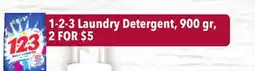 Tony’s Fresh Market 1-2-3 Laundry Detergent offer