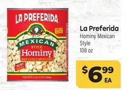 Tony’s Fresh Market La Preferida offer