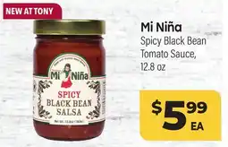 Tony’s Fresh Market Mi Niña S offer