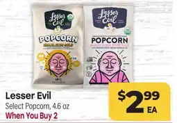 Tony’s Fresh Market Lesser Evil offer