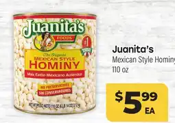 Tony’s Fresh Market Juanita's offer