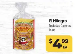 Tony’s Fresh Market El Milagro offer