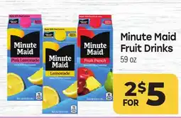 Tony’s Fresh Market Minute Maid Fruit Drinks offer