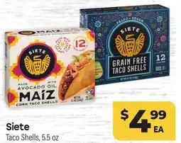 Tony’s Fresh Market Siete Taco Shells offer
