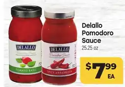Tony’s Fresh Market Delallo Pomodoro Sauce offer