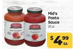 Tony’s Fresh Market Mid's Pasta Sauce offer