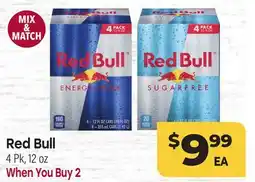 Tony’s Fresh Market Red Bull offer