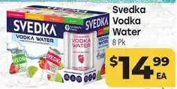 Tony’s Fresh Market Svedka Vodka Water offer