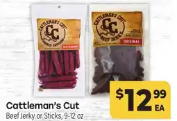 Tony’s Fresh Market Cattleman's Cut Beef Jerky or Sticks offer