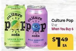 Tony’s Fresh Market Culture Pop offer