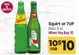 Tony’s Fresh Market Squirt or 7UP Glass offer