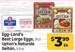 Tony’s Fresh Market Egg-Land's or Upton's Naturals Seitan offer