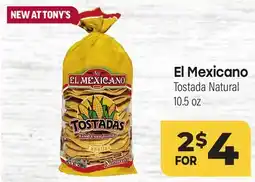 Tony’s Fresh Market El Mexicano Tostada Natural offer