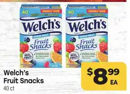 Tony’s Fresh Market Welch's Fruit Snacks offer