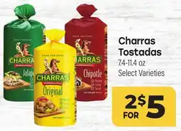 Tony’s Fresh Market Charras Tostadas offer